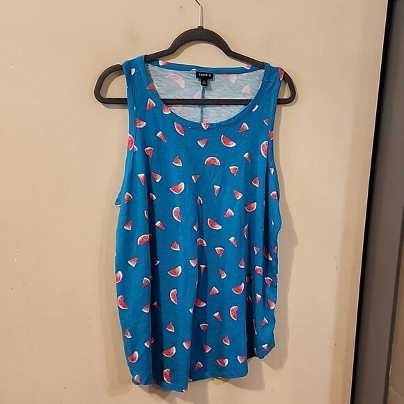Torrid top watermelon 🍉 😋 size 2 - Picture 1 of 4